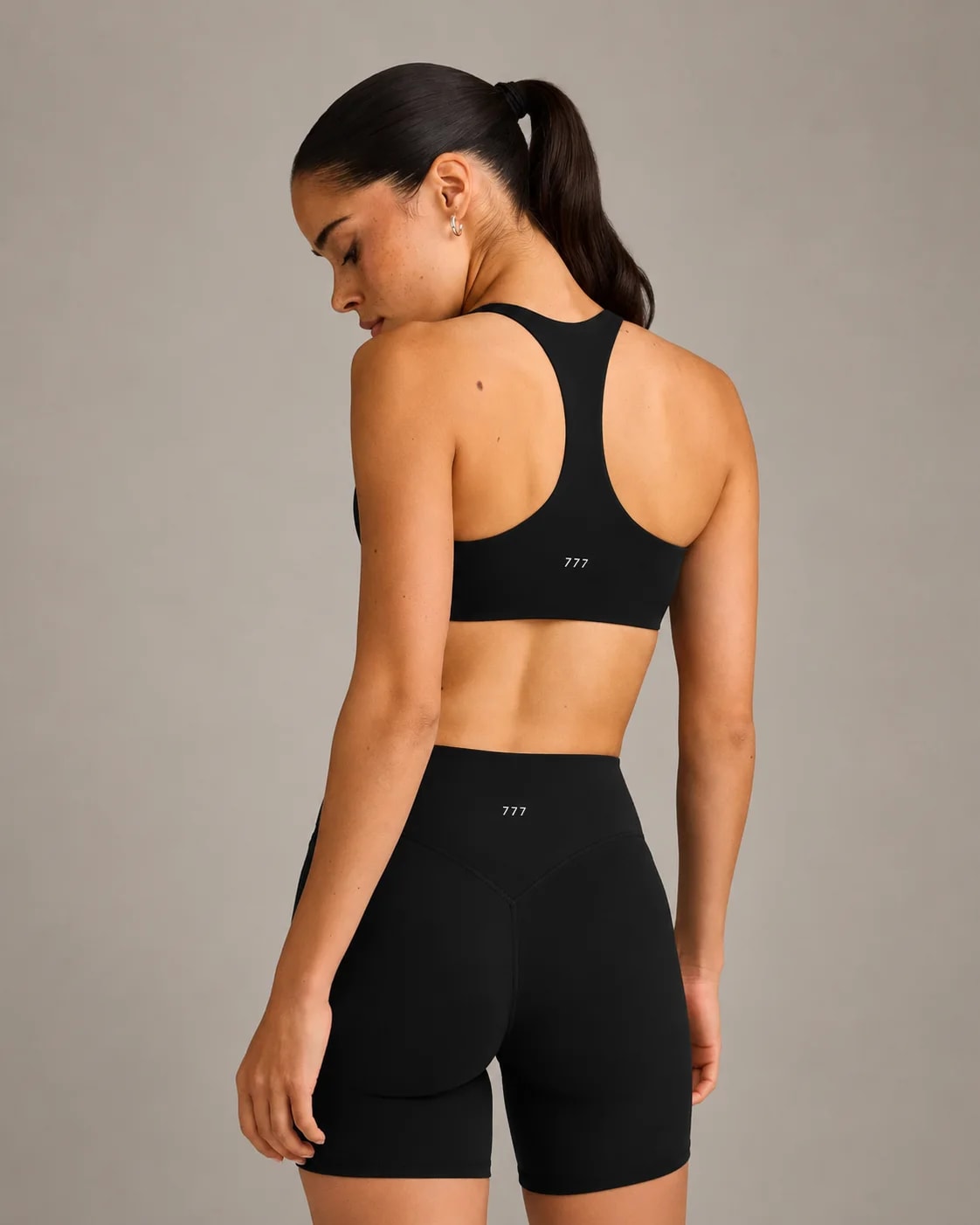 777 FORM BALLET BRA Black, vista posterior