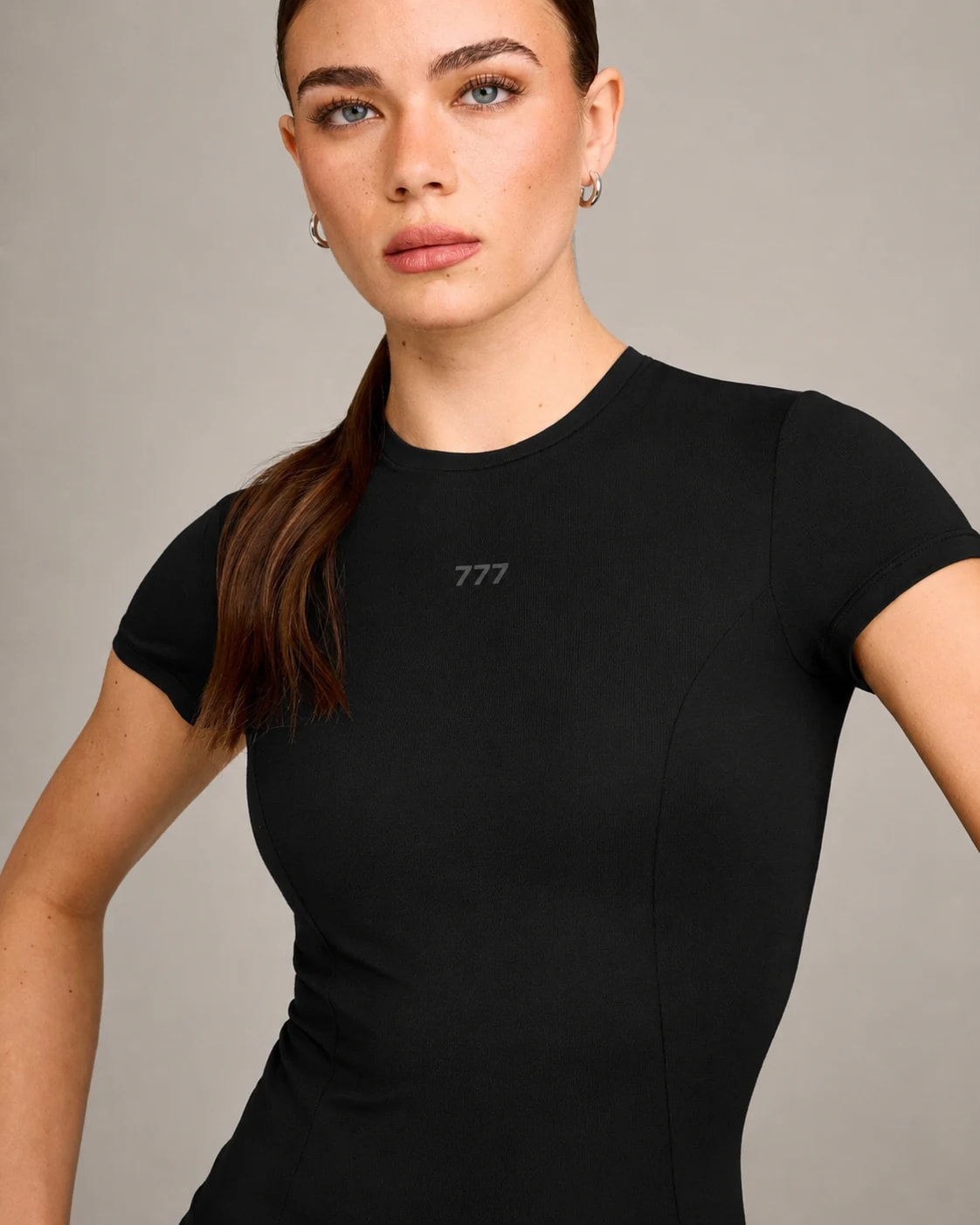 777 FORM Camiseta Form Lite Black, vista posterior