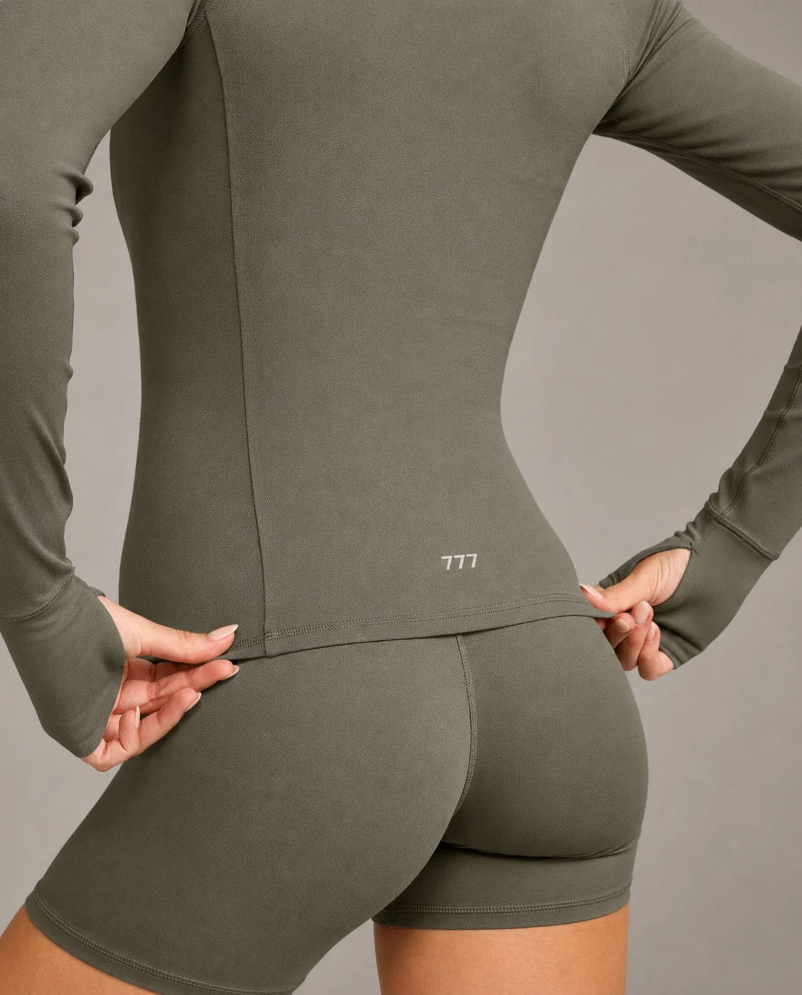 777 FORM ESSENTIAL JACKET Alpine Green, vista posterior